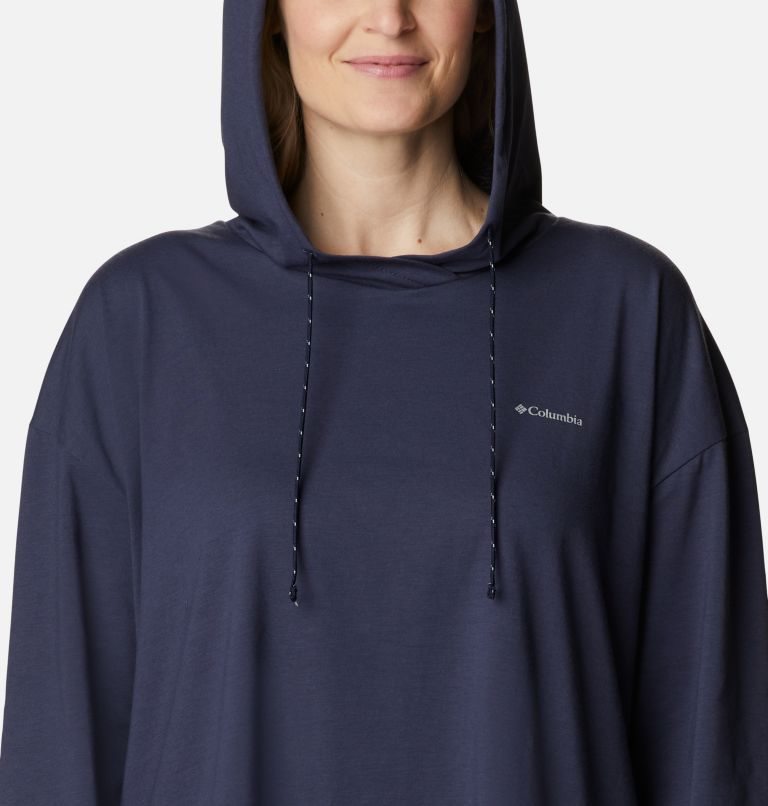 Columbia Sun Trek Pullover Hettegensere Dame Marineblå | Plus Size 27516Y